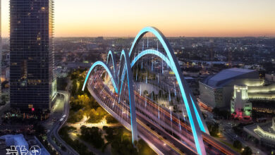 Les arches géantes du centre de Miami sont celles du futur « Signature Bridge »