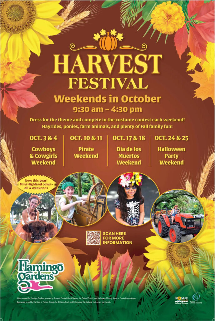 Harvest Festival Weekends at Flamingo Gardens