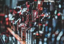 Des bouteilles d'alcool