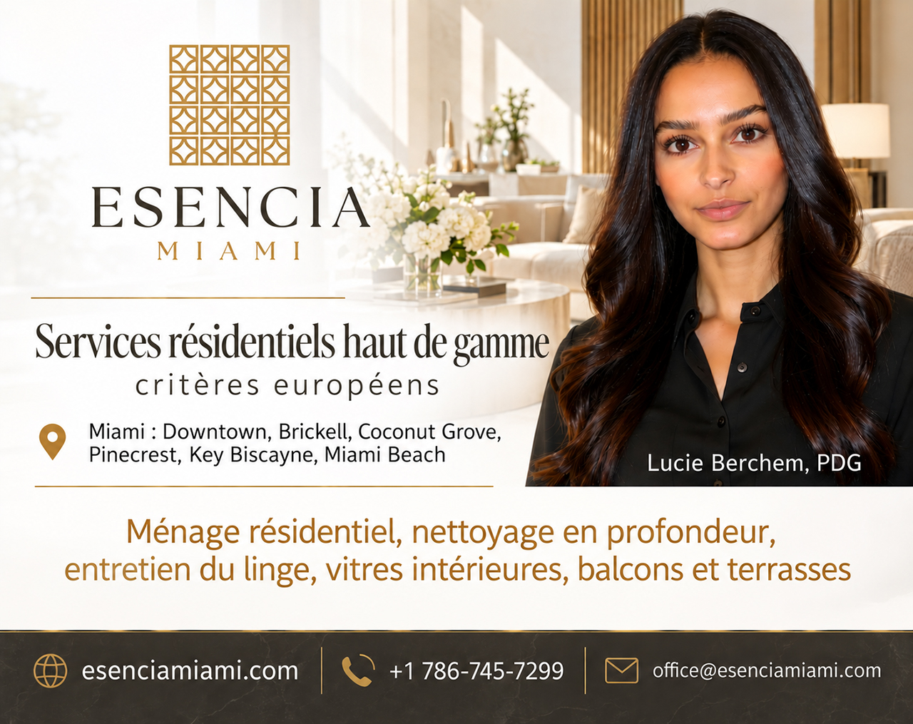Esencia Miami nettoyage de résidences