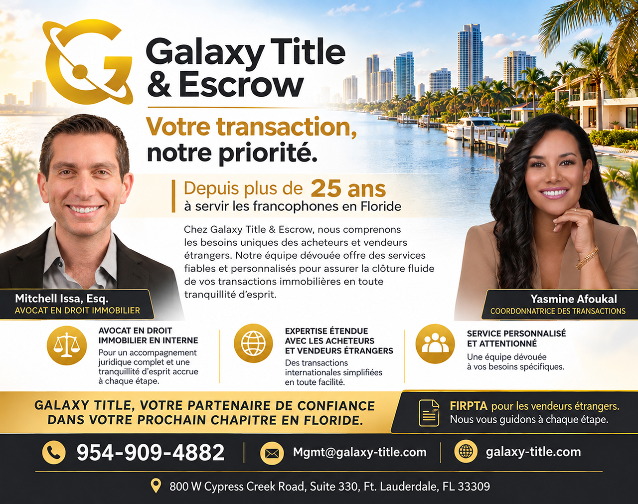 Galaxy Title, agents de titre en Floride