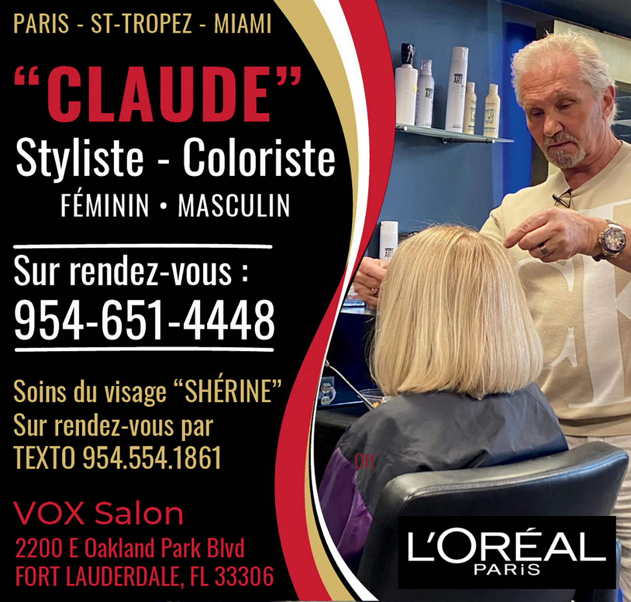 Claude Stiewe Coiffeur à Fort Lauderdale